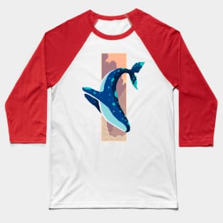 Sky Whale Baseball T-Shirt